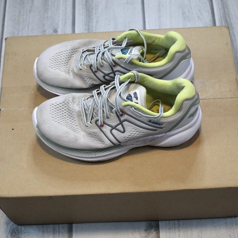 Karhu Women's Fusion Ortix 2021 Athletic Running Shoes Size 7.5 White/Yellow